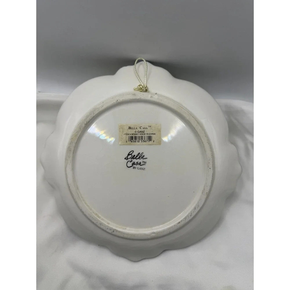 Vintage Bella Casa By Ganz 3D Fruit Plate Kitchen Decor